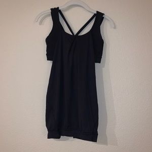 Lululemon black tank, sz6